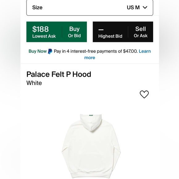 PALACE Felt P Hoodie - Picture 4 of 4